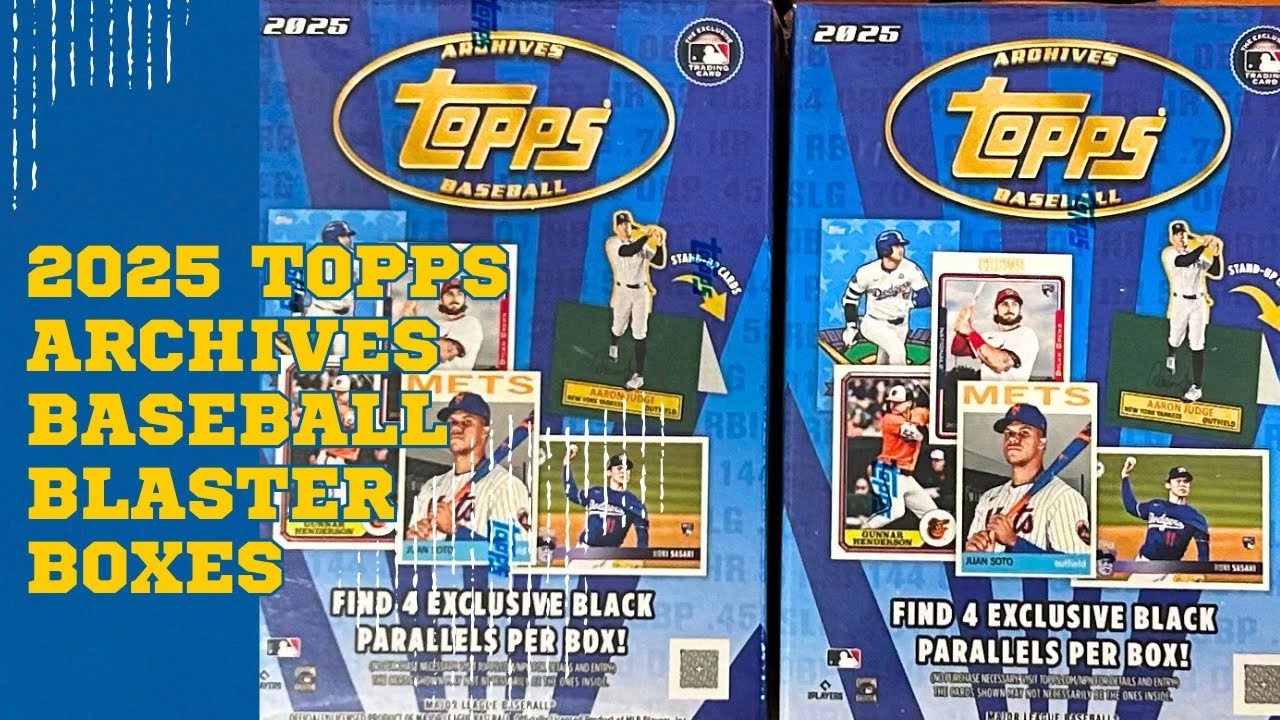 These boxes are way too predictable. 2025 Topps Archives Blaster Box