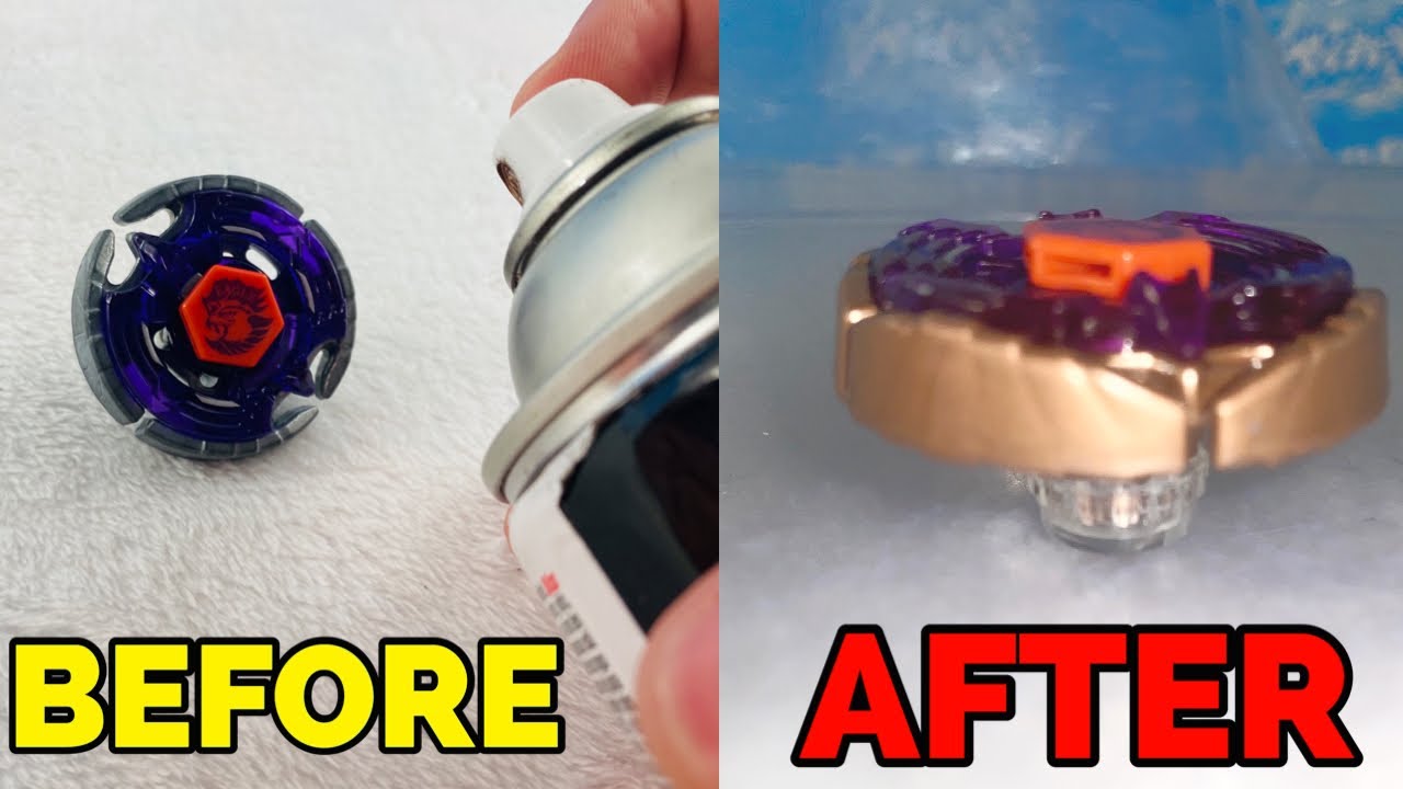 I Spray Painted my favorite beyblade in the WORLD! (Earth Eagle Customization!)Beyblade Metal Fight!