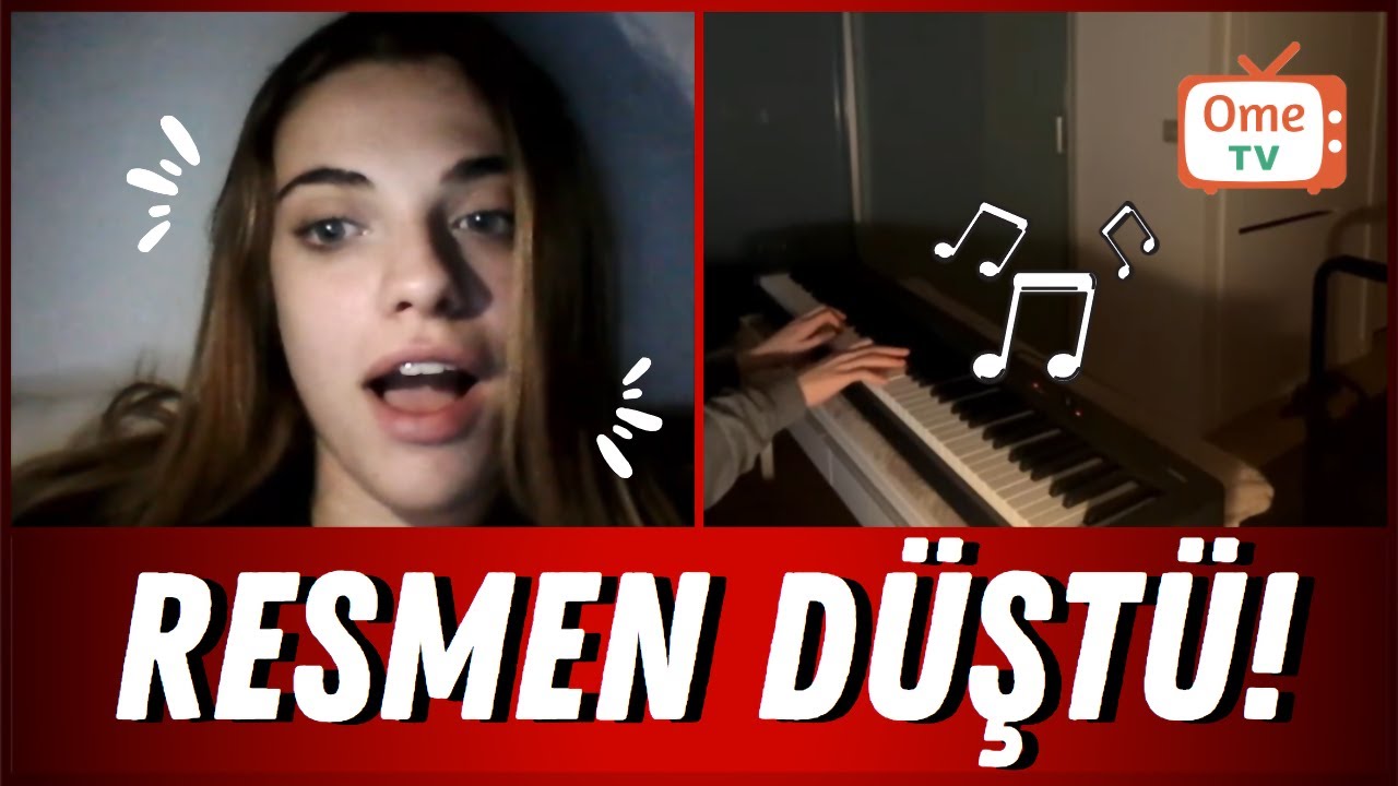 OMEGLE 'de PİYANO İLE HERKESİ ŞAŞIRTTIM!