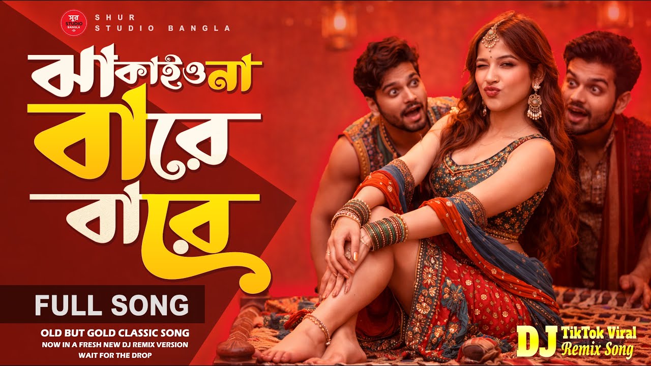 ঝাকাইও না বারে বারে (Jhakaio Na Bare Bare) New Version DJ Remix | সুর Studio Bangla | Bangla Folk
