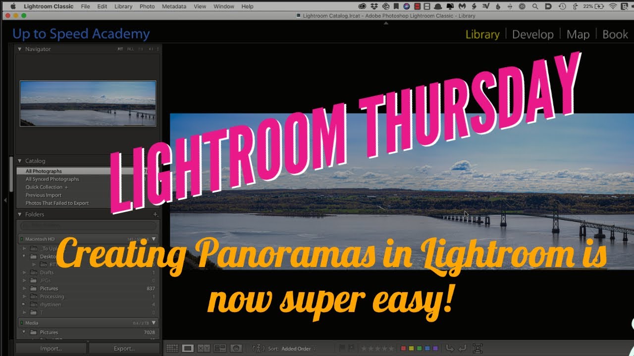 Creating  Panorama in Lightroom is Now Super Easy! [CC]