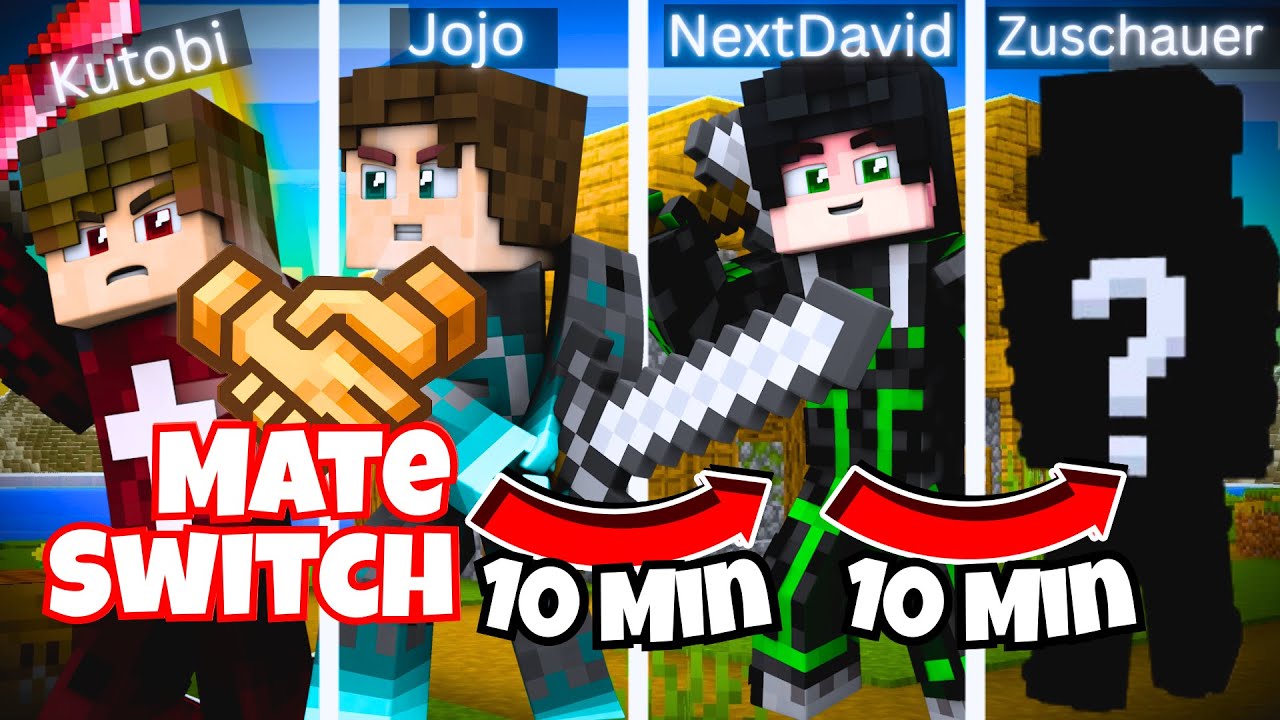 Zu zweit sollte es leichter sein… oder? | Minecraft Mate Switch Challenge Kutobi
