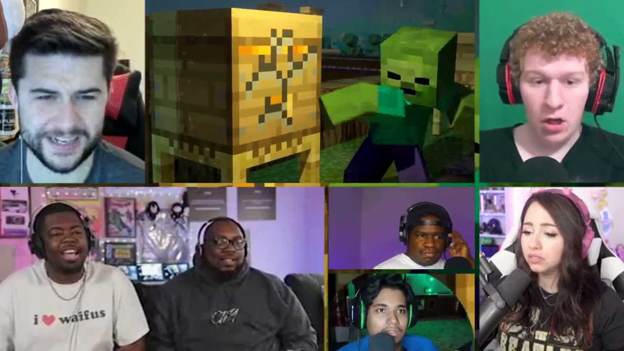 BEES FIGHT - Alex and Steve Life (Minecraft Animation) [REACTION MASH-UP]#1225