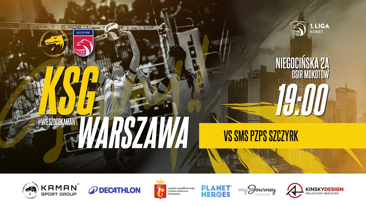 1. liga siatk&oacute;wki kobiet KSG Warszawa vs SMS PZPS Szczyrk I [2025.10.29]