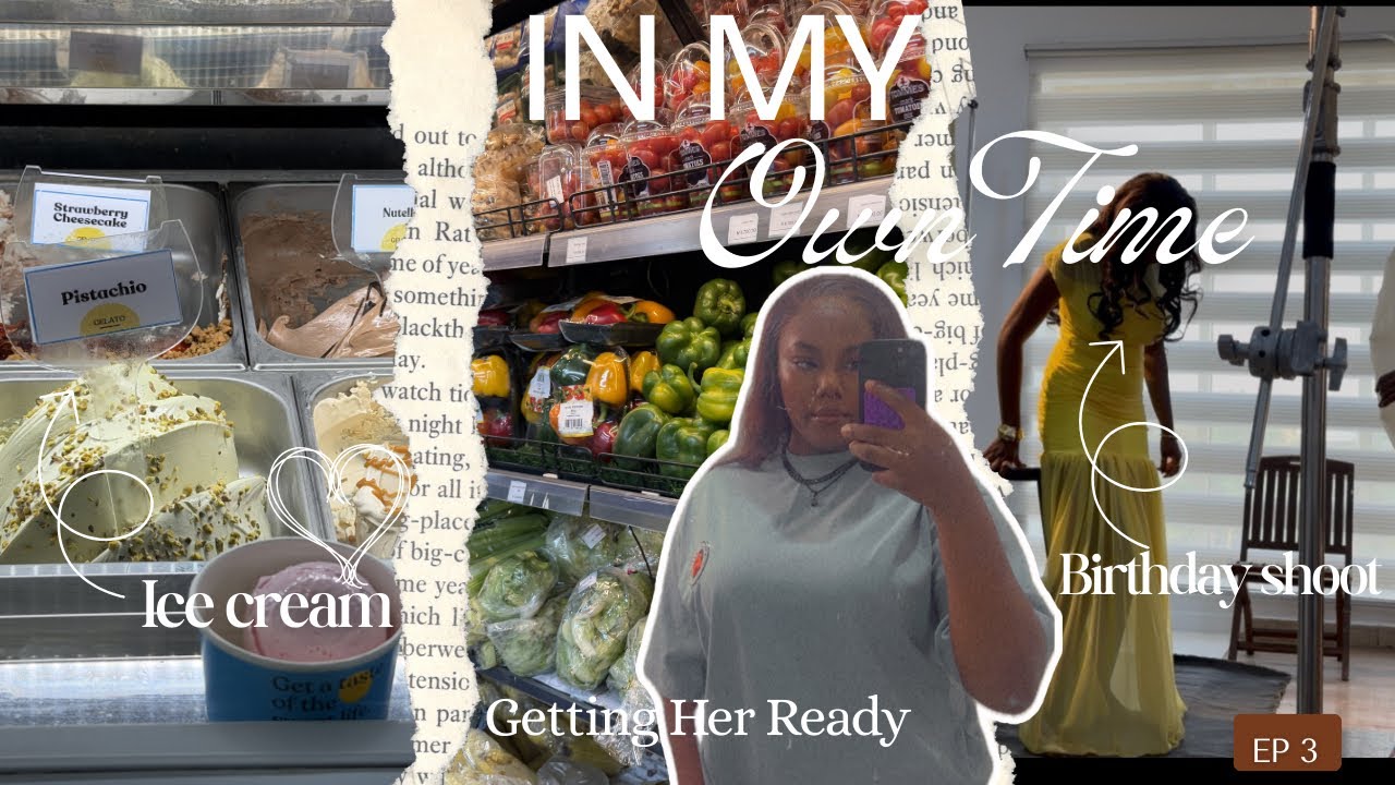 Styling My Friend’s Hair for Her Birthday Shoot | A Day in My Life as a Hairstylist + Ice Cream Date