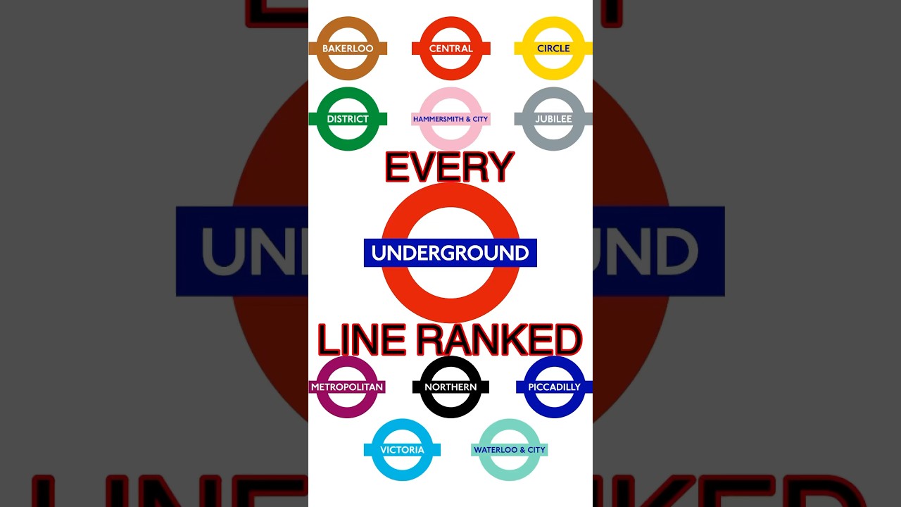 Рейтинг ВСЕХ линий метро (по мнению лондонца) #london #tfl #transportforlondon #londonunderground