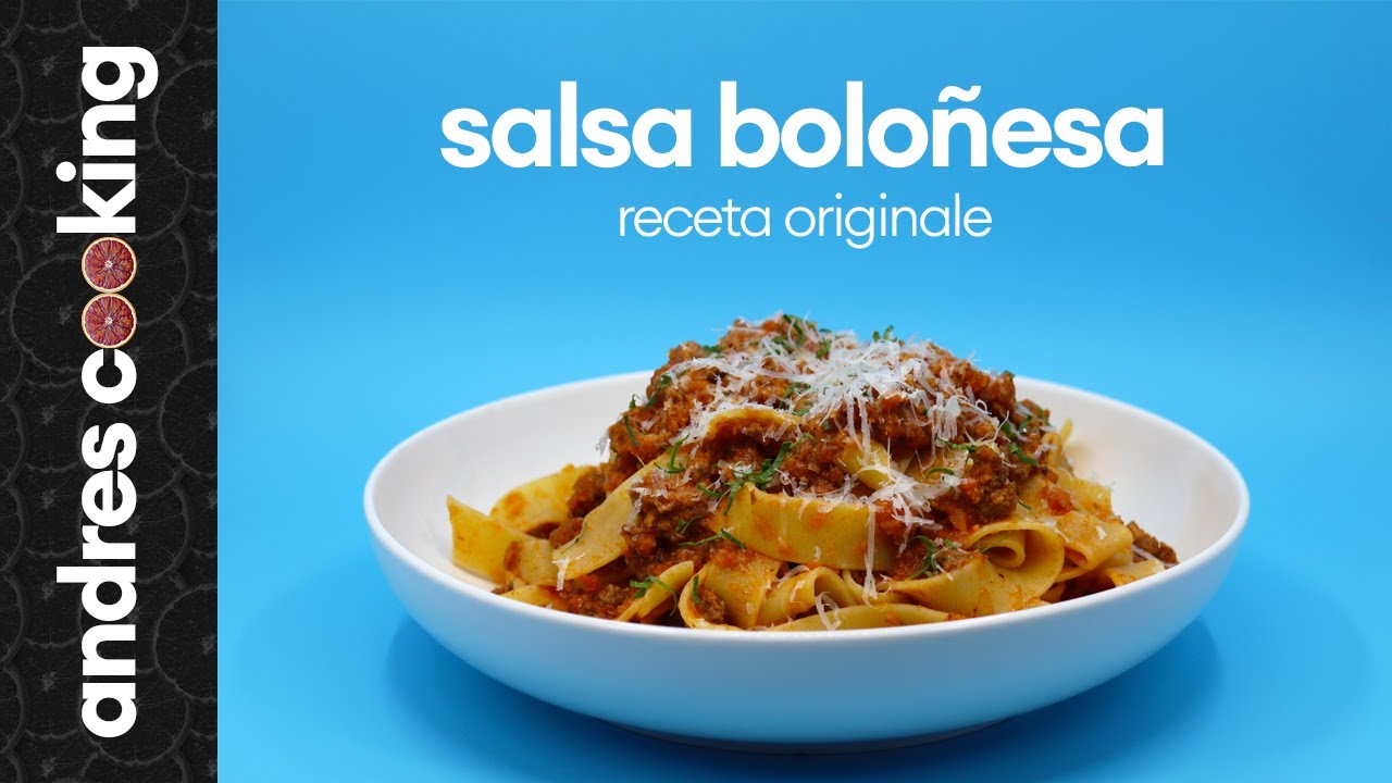 Salsa Boloñesa Original Italiana | #andrescooking