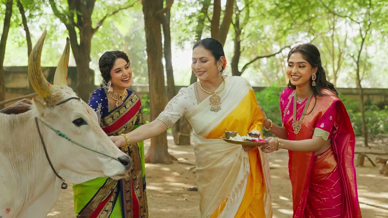 Traditional Festive Styling with Rajatamaya's 92.5 Silver Temple jewellery collection..