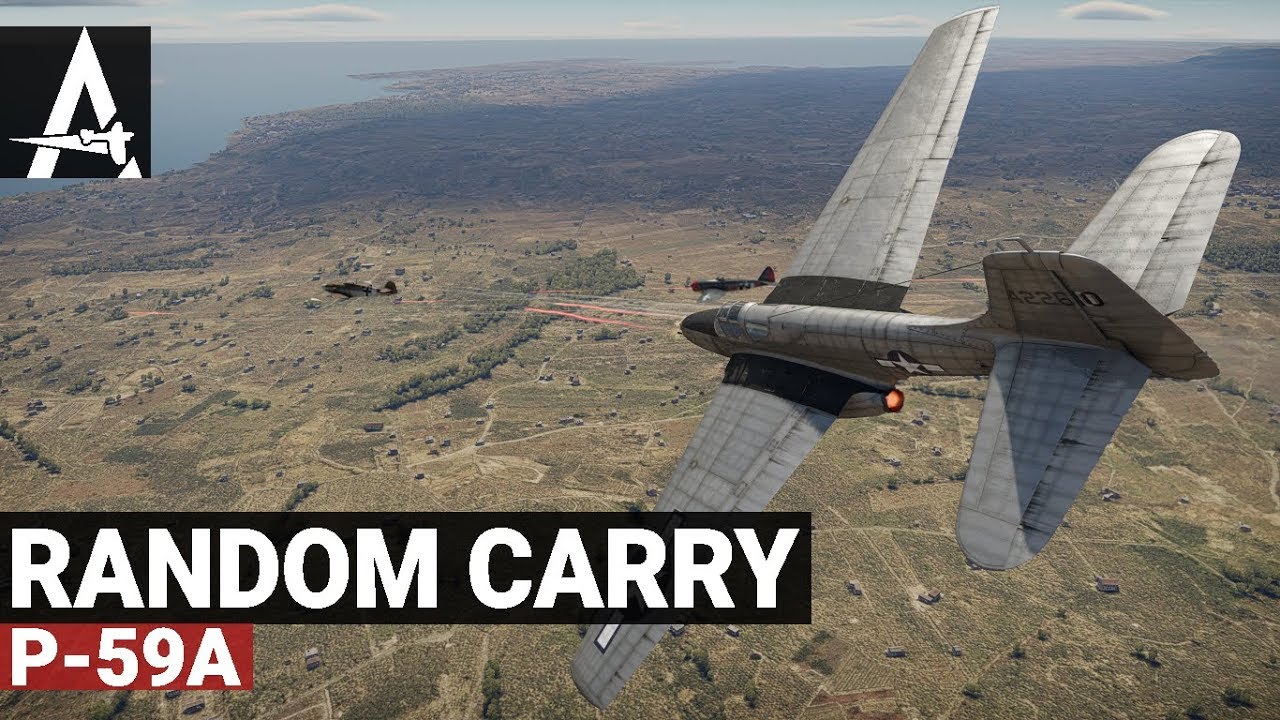 War Thunder P-59A | Carry With A Random!