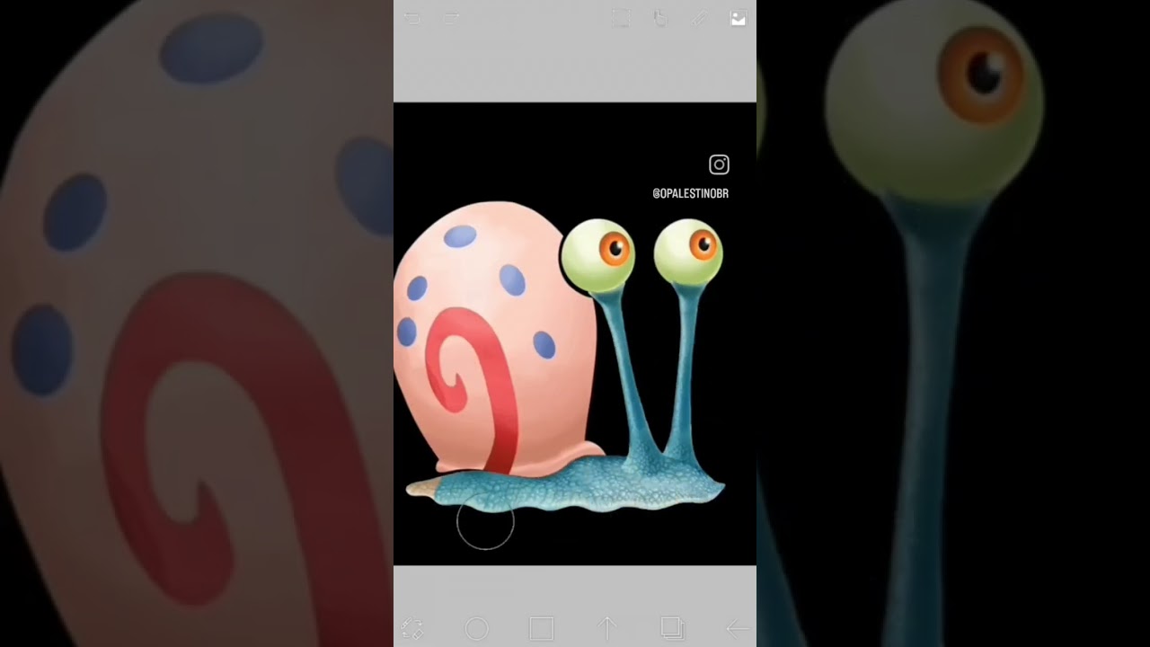 Gary realista 🐌 @np_artes #arte #designgr&aacute;fico #photoshop #shorts #design