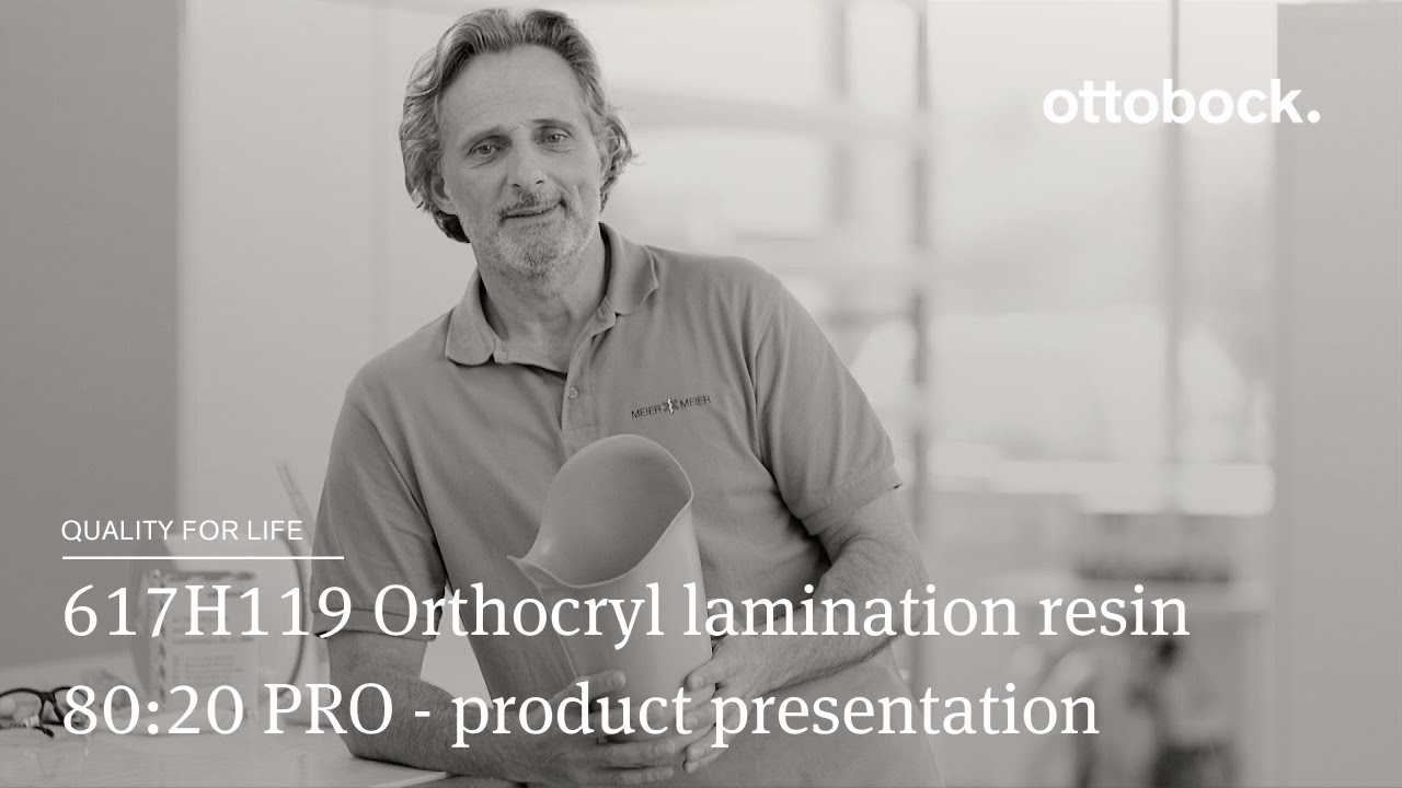 617H119 Orthocryl lamination resin 80:20 PRO - product presentation  l Ottobock