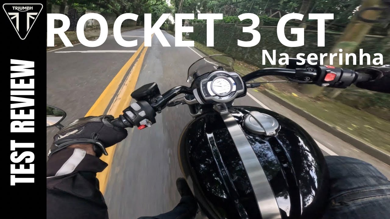 A ESPETACULAR TRIUMPH ROCKET 3 GT 🚀🚀 NA SERRINHA!