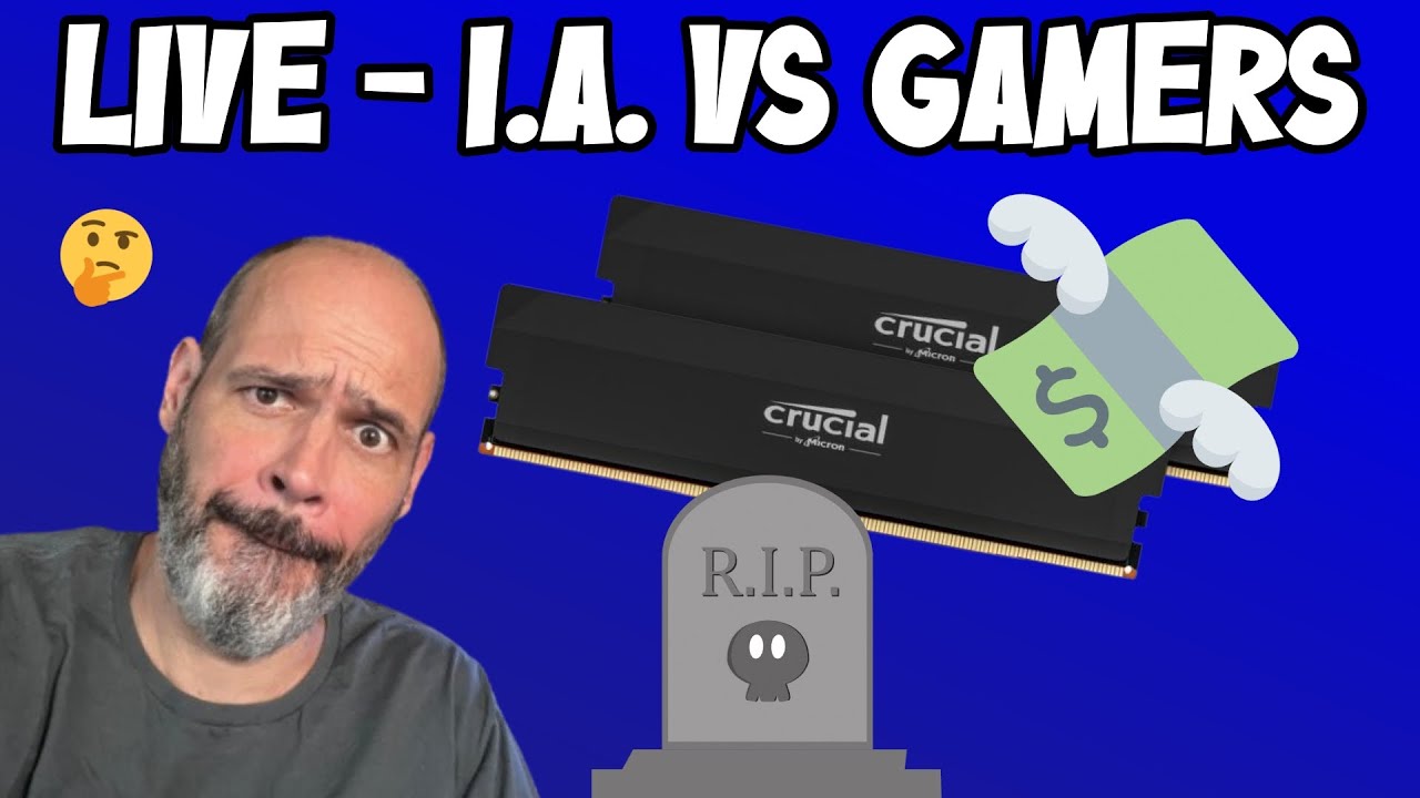 LIVE - Mercado de IA acabando com os GAMERS ? Tira-dúvidas
