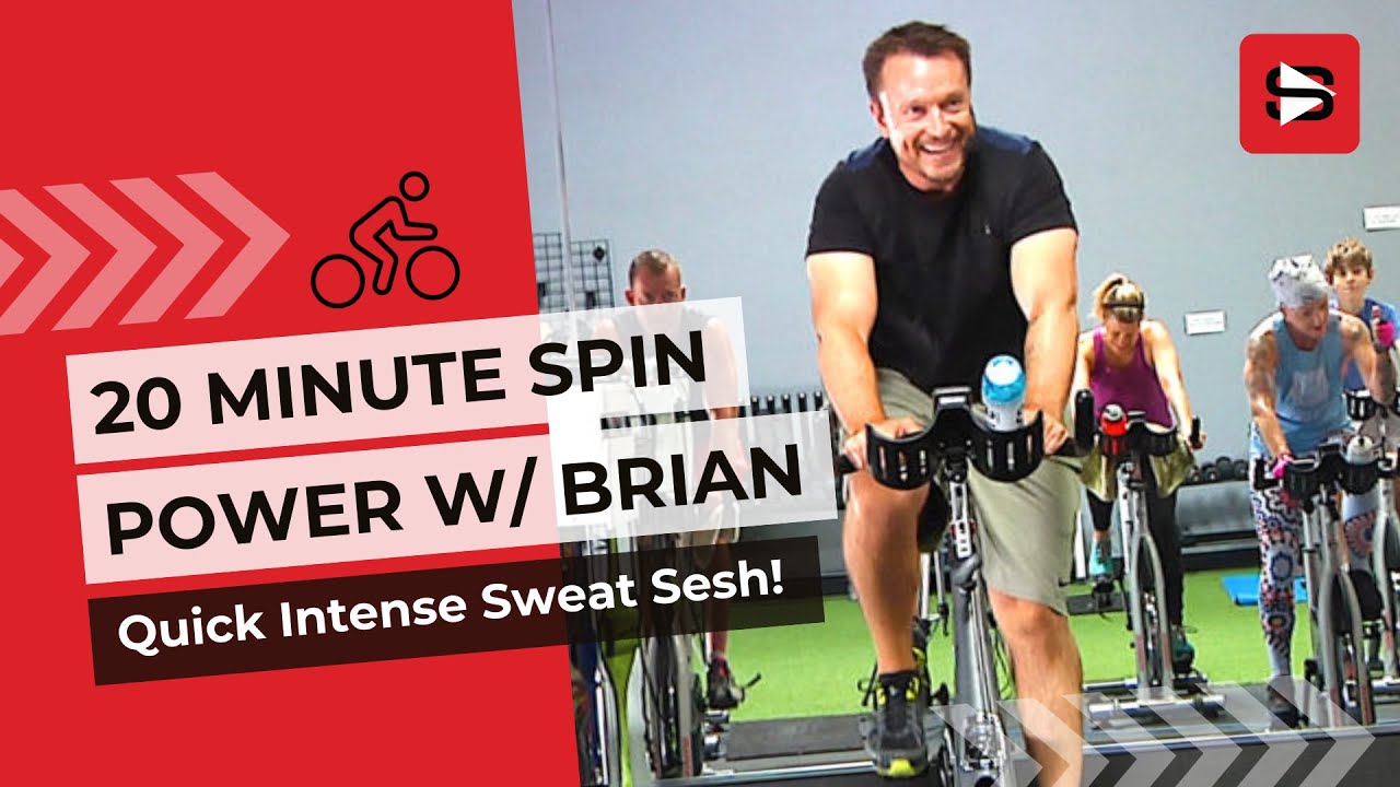 Free 20 Minute Spin Class Workout | It&rsquo;s All About the Power!! (Indoor Cycling Workout)