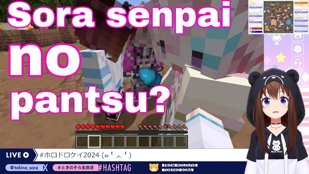 Tokino Sora Got Dragged Into Dangerous Conversation | Minecraft [Hololive/Sub]