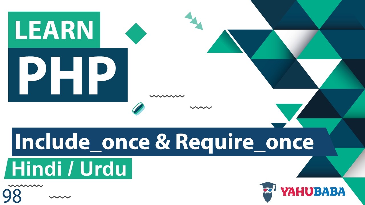 PHP Include_once & Require_once Tutorial in Hindi / Urdu