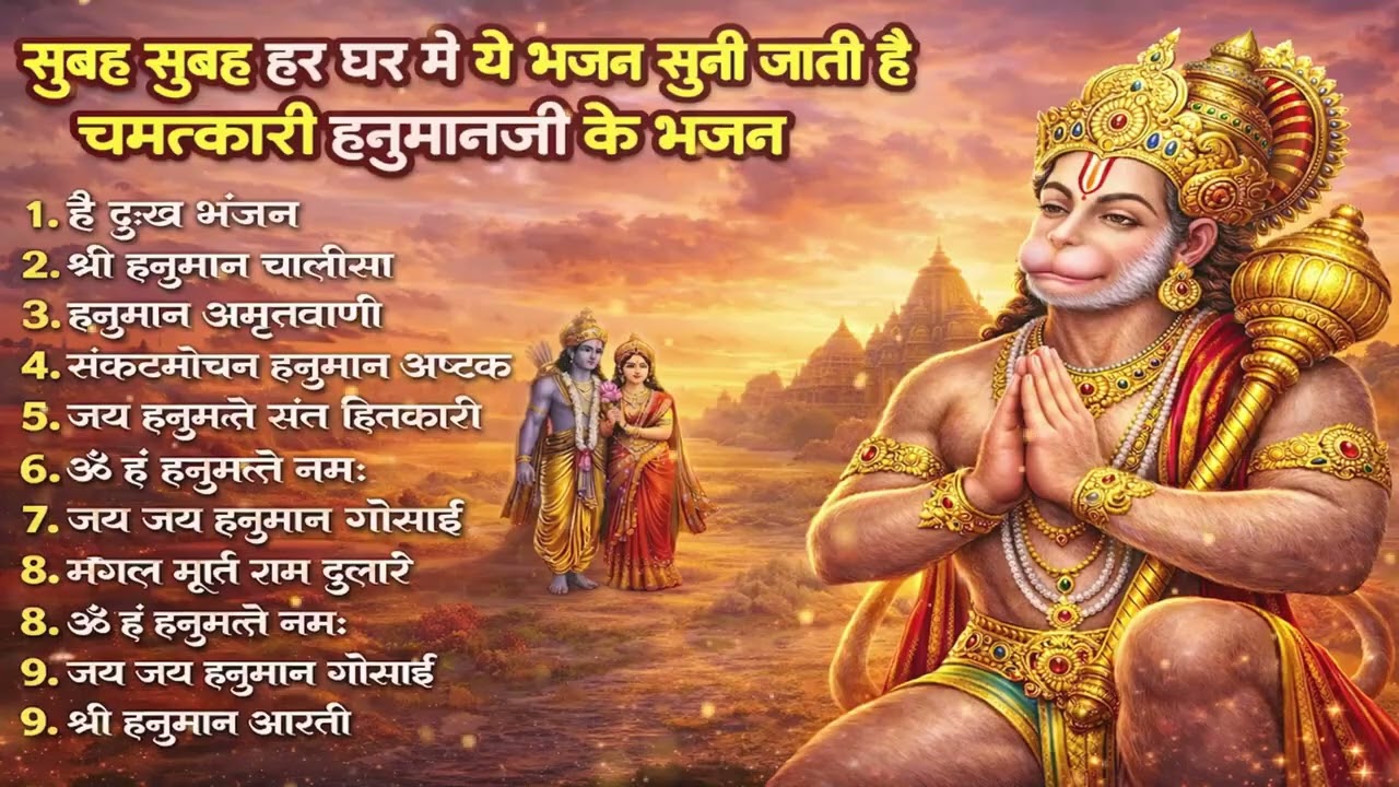 श्री हनुमान चालीसा shree hanuman chalisa original video 🙏🌺 gulshan kumar hariharan full hd