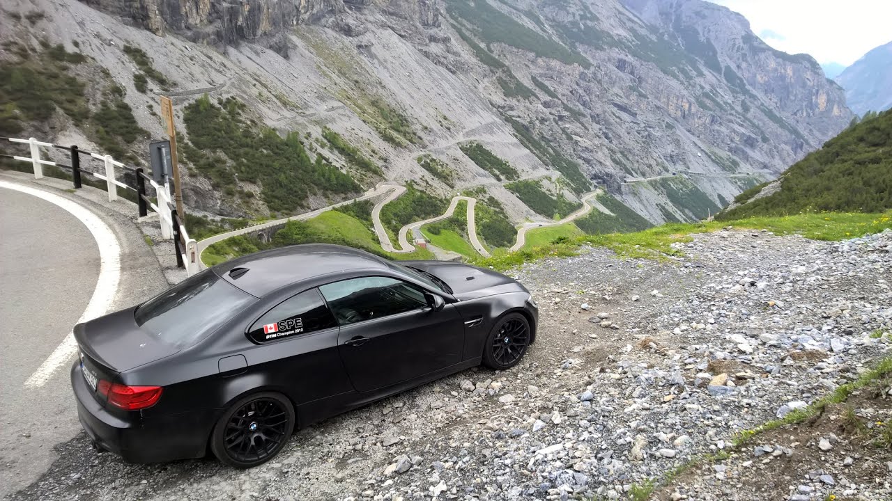 Stilfser Joch mit dem e92 M3 (Bormio - Passhöhe - Franzenshöhe)