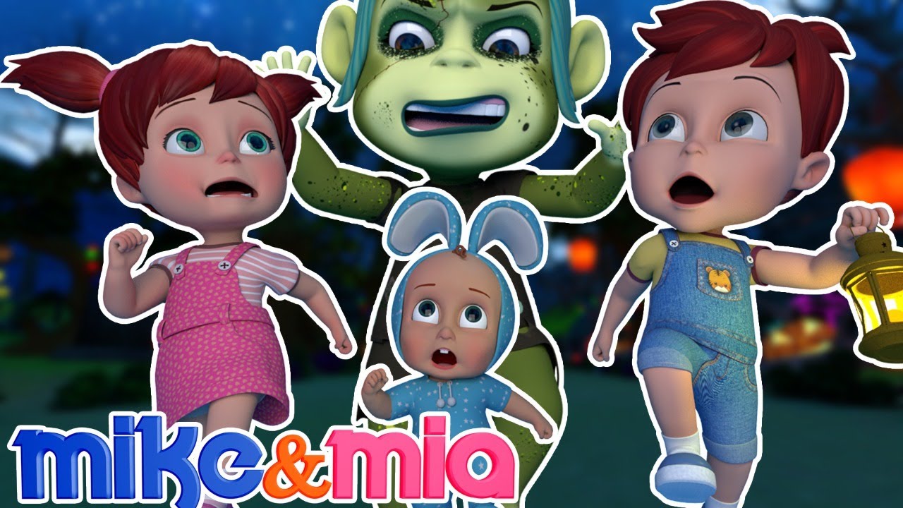 Walking In The Haunted 🎃 Jungle | Jungle Song | Halloween Rhymes For kids