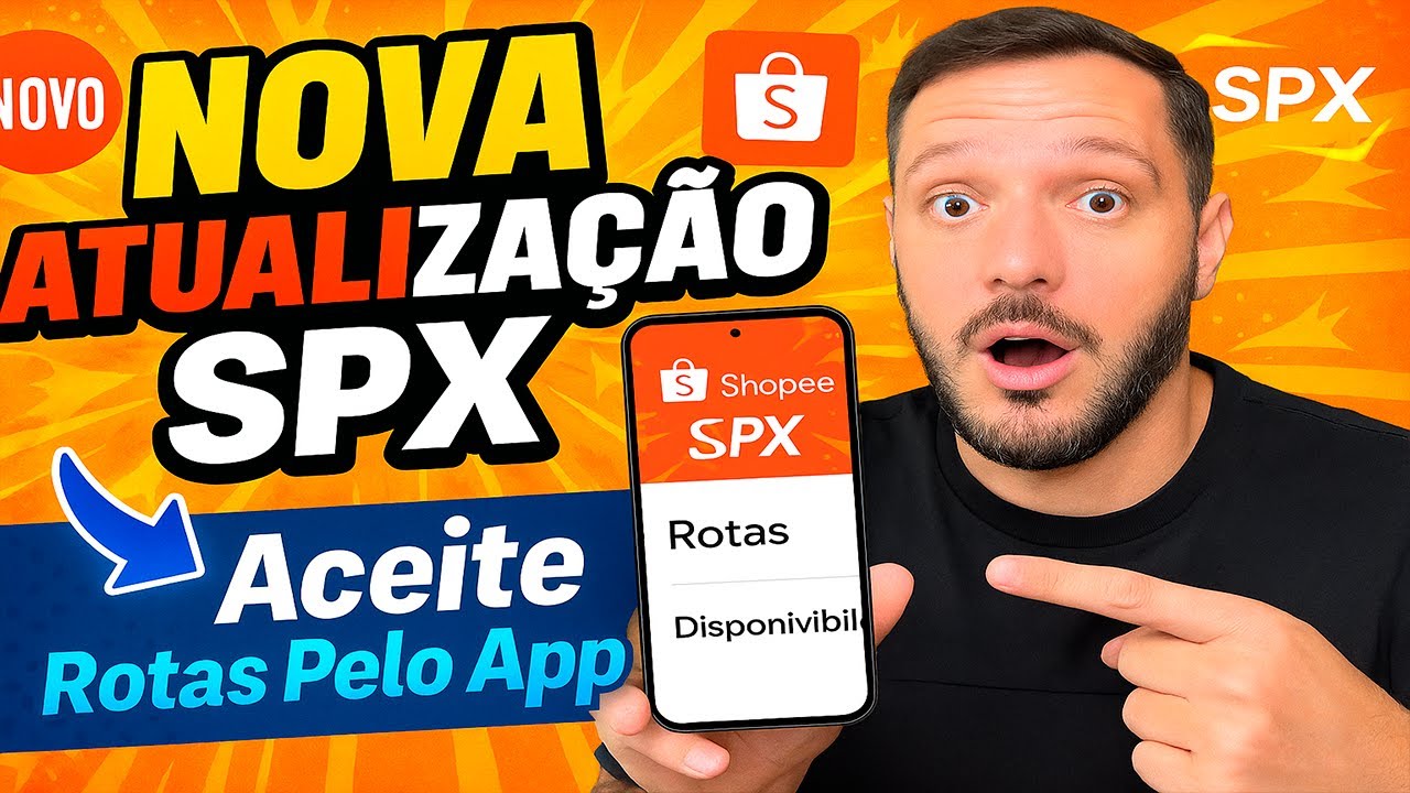 🚨 NOVA ATUALIZAÇÃO SPX! Agora Você Aceita Rotas Pelo Aplicativo Shopee 📲