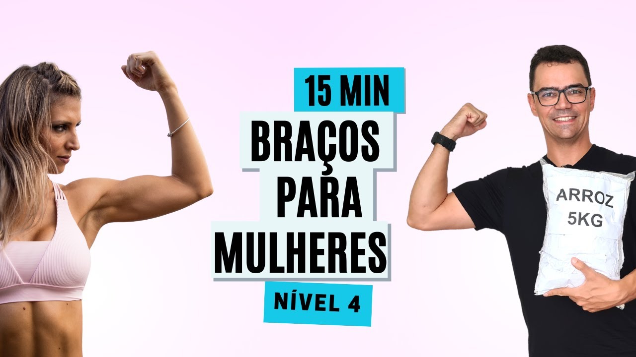 Treino de BRAÇOS para Mulheres | Nível 4 | Exercícios para Firmar o Braço