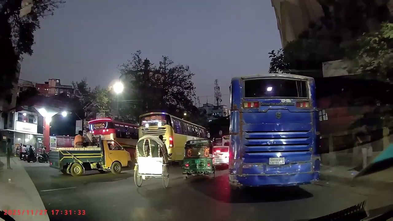 Motijheel To Jurain Via Hanif Flyover & Dholairpar | Dhaka Drive [27.11.2025]