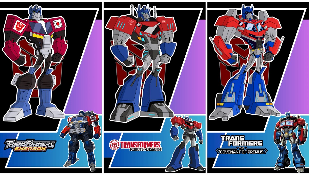 Оптимус Прайм из мультивселенной в дизайне из мультсериала «Трансформеры» #transformers #optimusp...