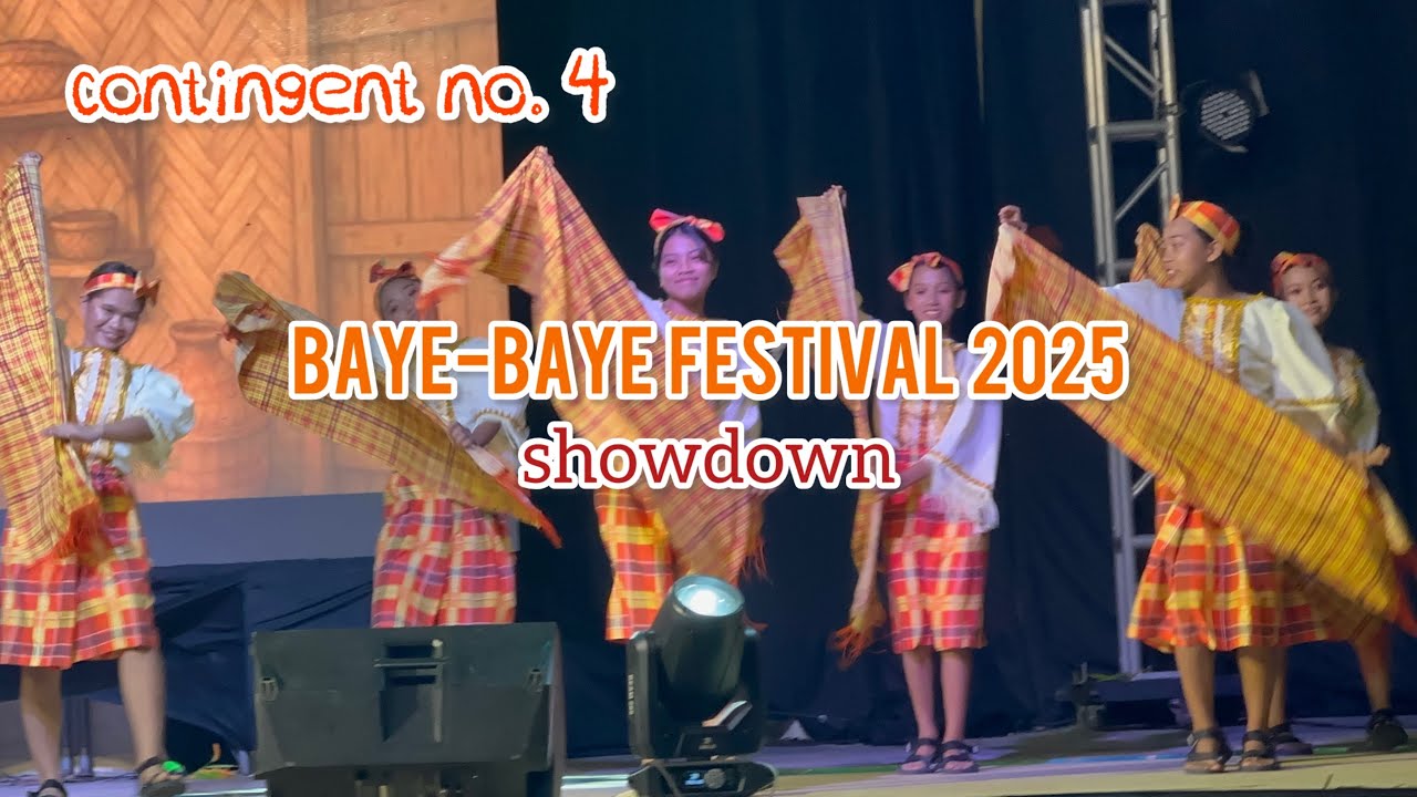 Contingent No. 4 of Baye-Baye Festival 2025 #festival #fiesta #bayebaye #villareal #bayawan