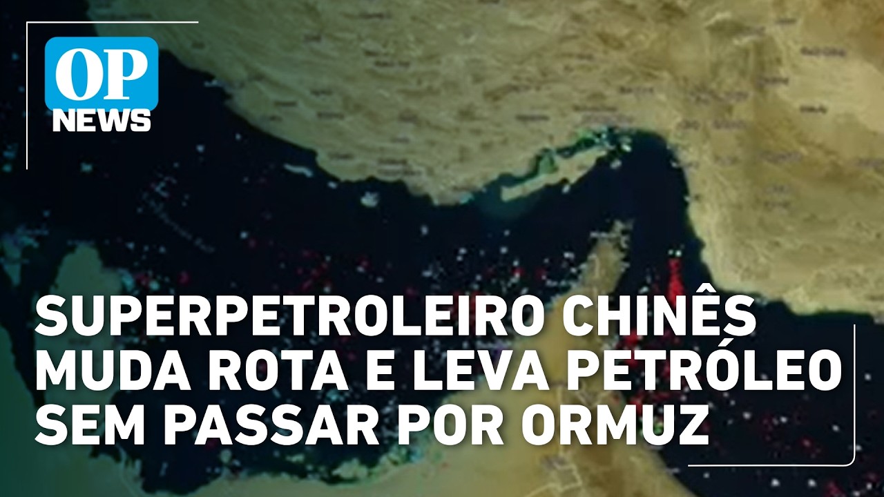 Superpetroleiro chin&ecirc;s muda rota e leva petr&oacute;leo sem passar por Ormuz | OP NEWS