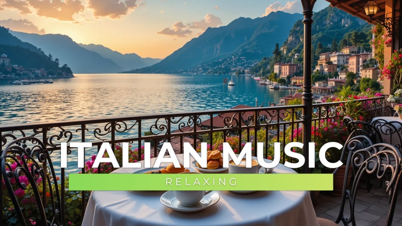 Venetian Evening Lounge 🌙 Soft Italian Jazz & Love Guitar