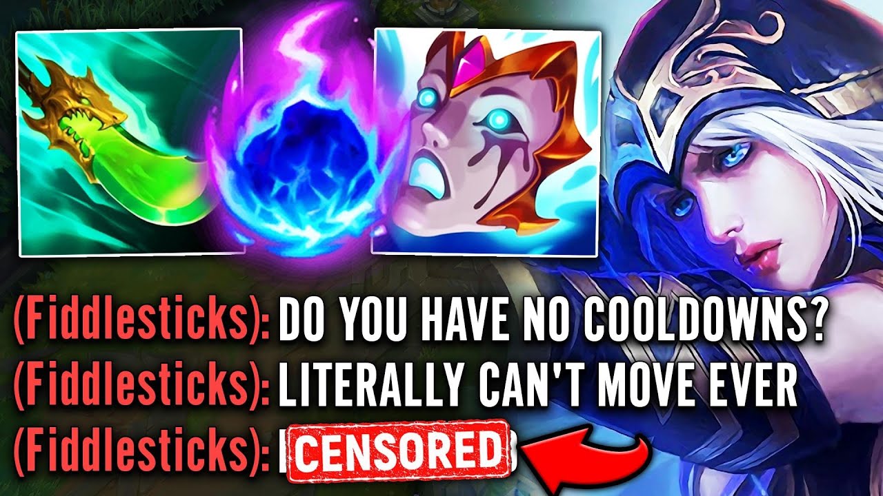 THE MOST ANNOYING ASHE BUILD YOU CAN POSSIBLY PLAY (FIDDLESTICKS WAS RAGING)