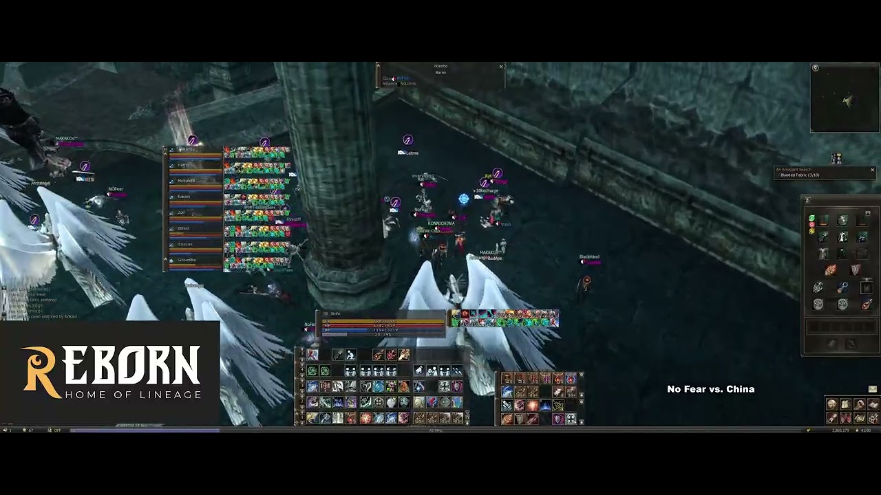 L2Reborn Signature Franz x1 No Fear - Baium China Massacre PvP 4K