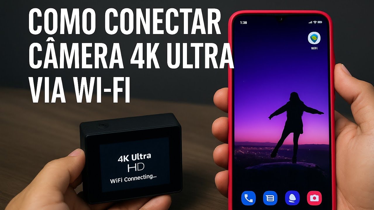 Passo a Passo:  Conecte sua Câmera 4K Ultra ao App em Minutos