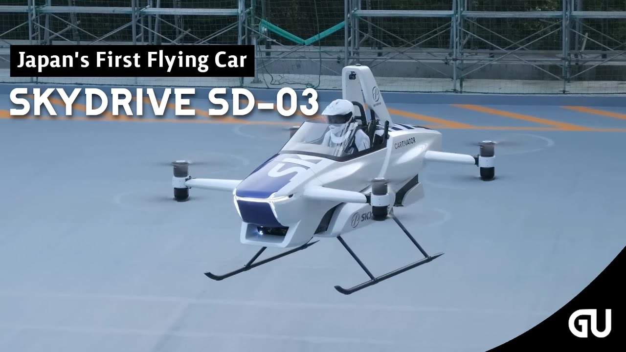 Japan Officially Reveals A Flying Car Called Skydrive SD-03