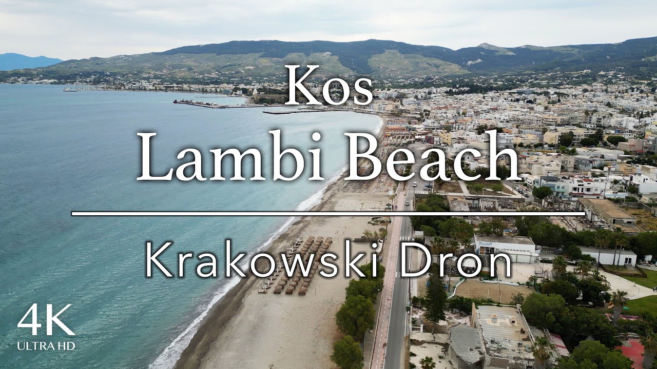Lambi Beach - Kos - Grecja - 4K dron DJI mini 3 pro