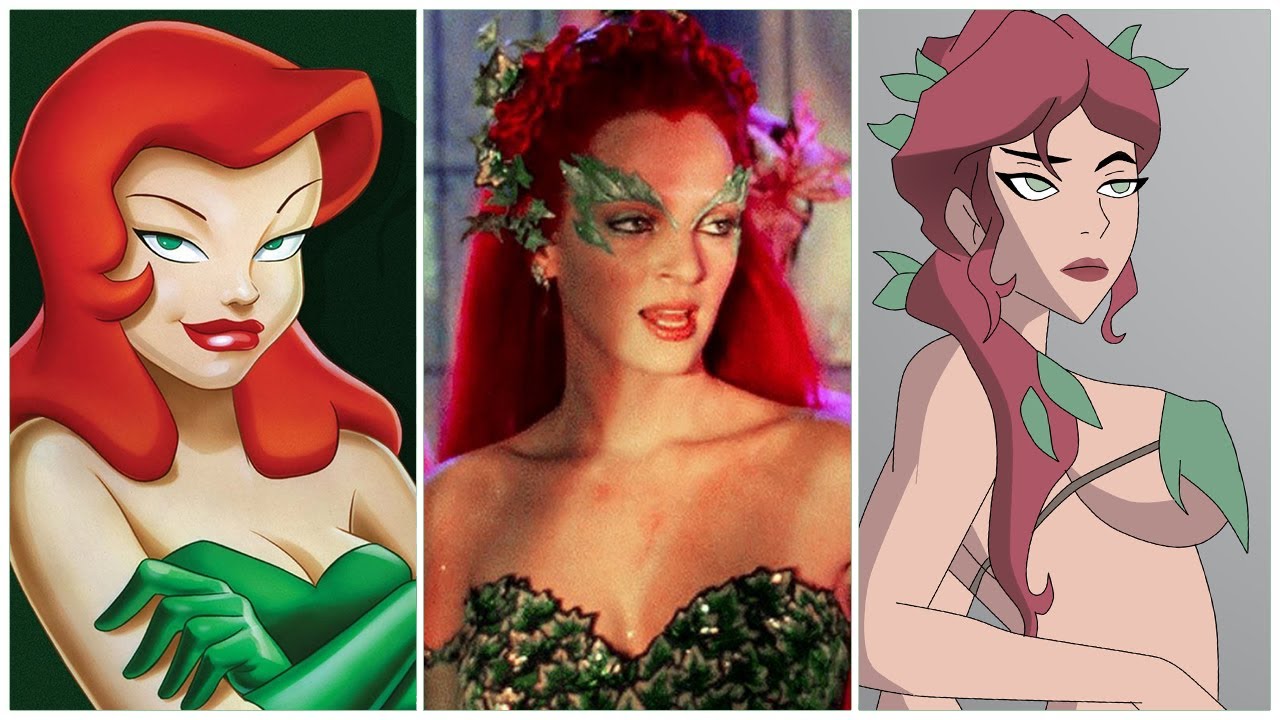 Poison Ivy Evolution in Movies and Cartoons  w/ Facts