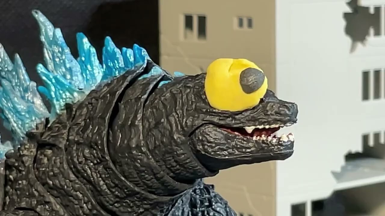 Gamera vs Godzilla a epic fight stop motion