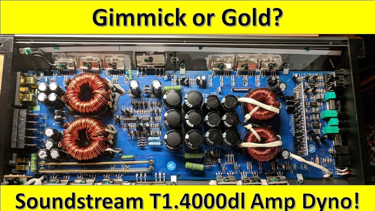 Gimmick or Gold? Soundstream T1.4000DL Amp Dyno and Unboxing