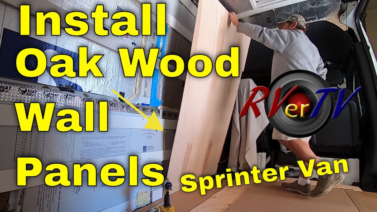 Sprinter van Build Установка стен из дуба-Ремонт сантехники