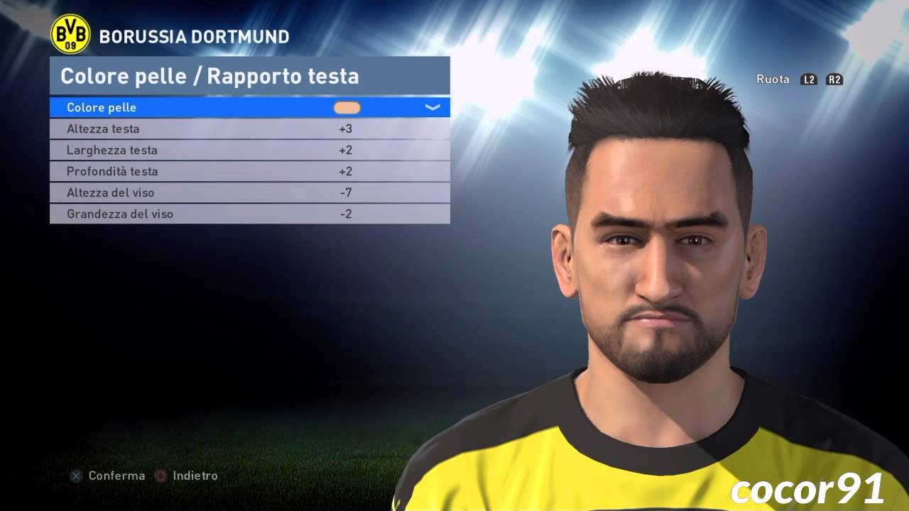 PES 2016 - I. GUNDOGAN face build + stats and skills -PS4