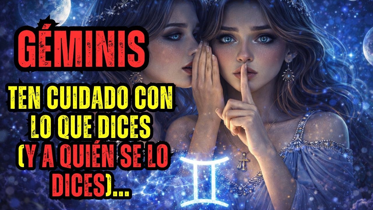 GÉMINIS - ¡TEN CUIDADO CON LO QUE DICES (Y A QUIÉN SE LO DICES) EN LOS PRÓXIMOS DÍAS!