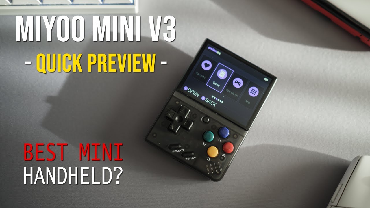 Miyoo Mini v3 - Quick Preview Of The Stock Firmware!