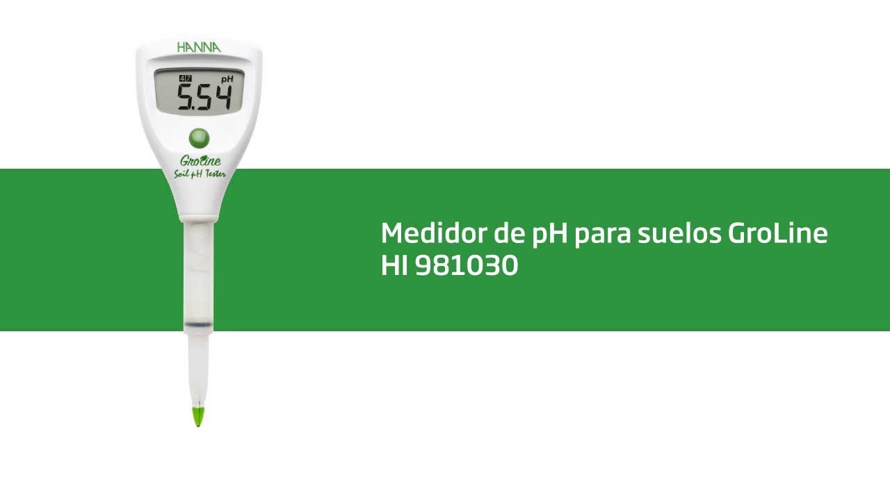 Cómo configurar y calibrar el medidor de pH directo en suelo HI981030   Groline
