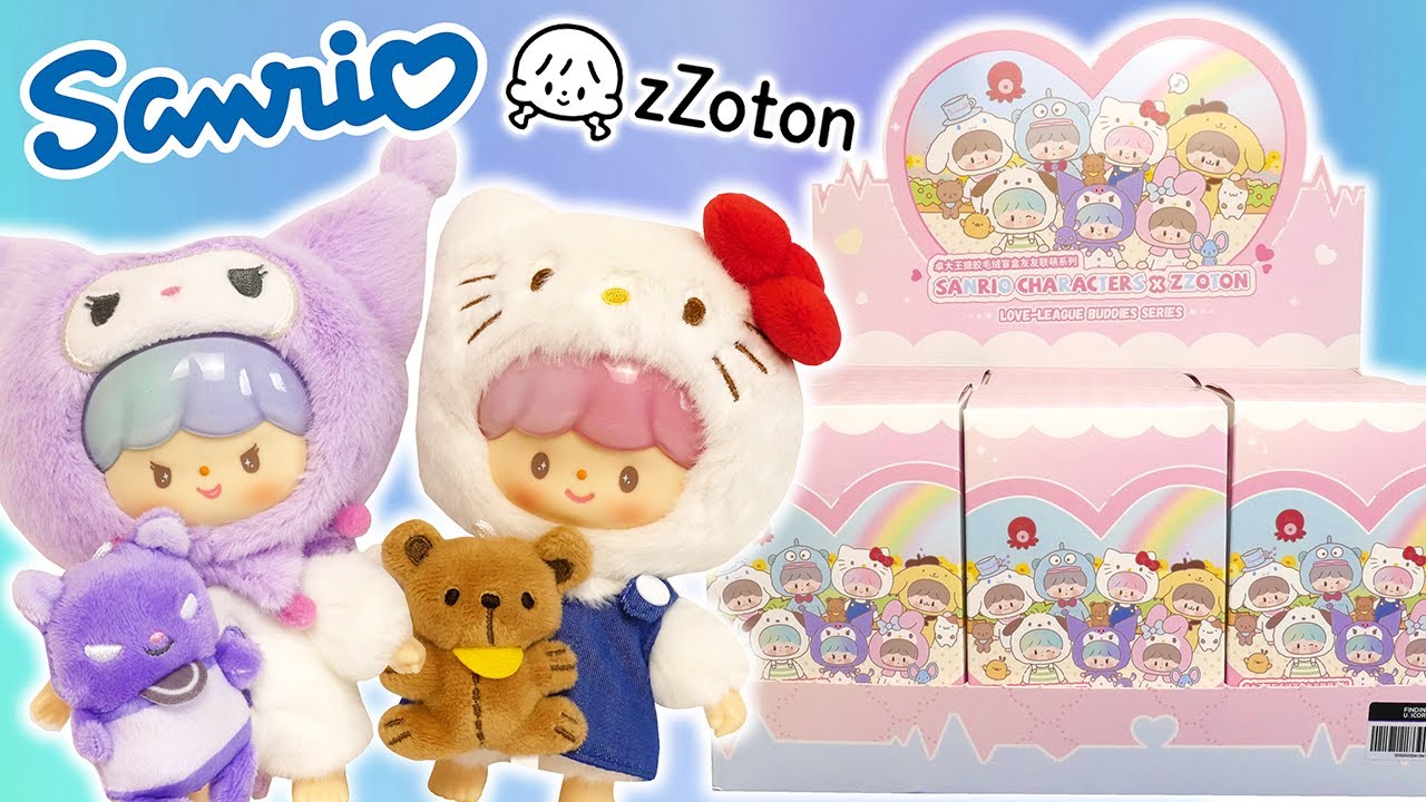 Finding Unicorn Sanrio zZoton Plush Doll Blind Box FULL SET Unboxing