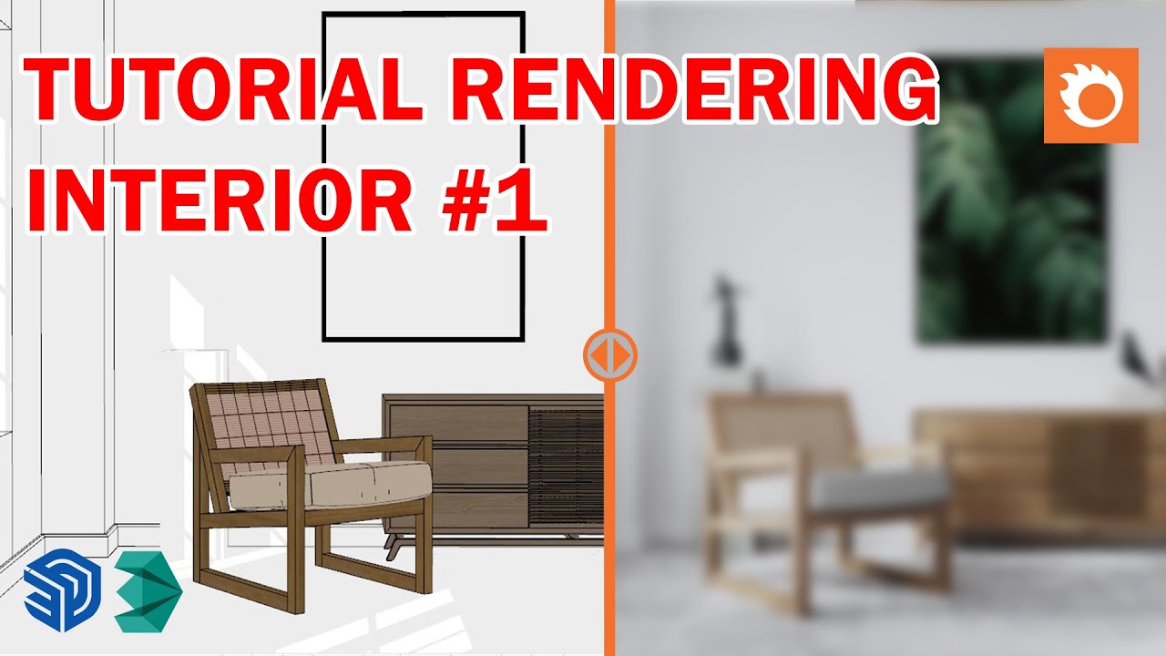 TUTORIAL SKETCHUP - MODELING DAN RENDERING INTERIOR #1 - CORONA RENDER