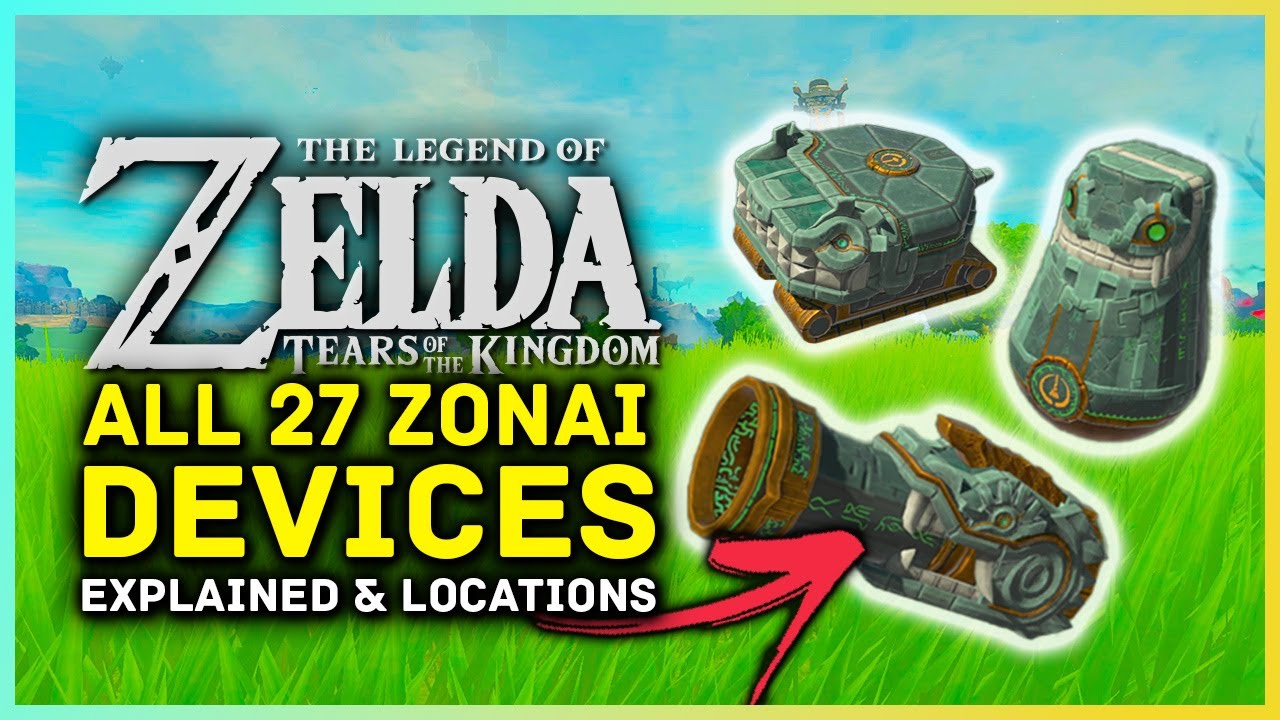 Zelda Tears Of The Kingdom: все 27 устройств Зонай и руководство по сборке с их расположением