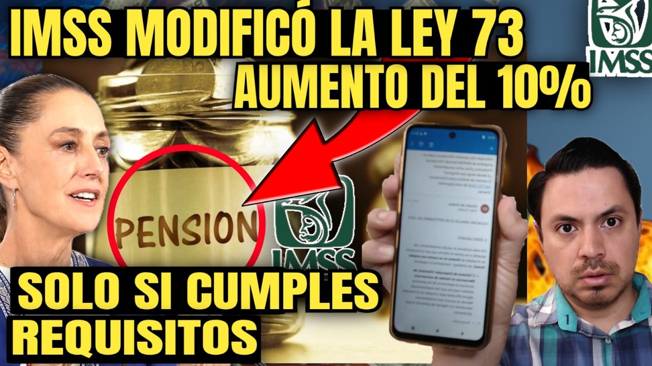 PENSION IMSS LEY 73 AUMENTA 10% EN ABRIL SI CUMPLES ESTE REQUISITO🤑BUENA NOTICIA PENSIÓN POR VIUDEZ💰