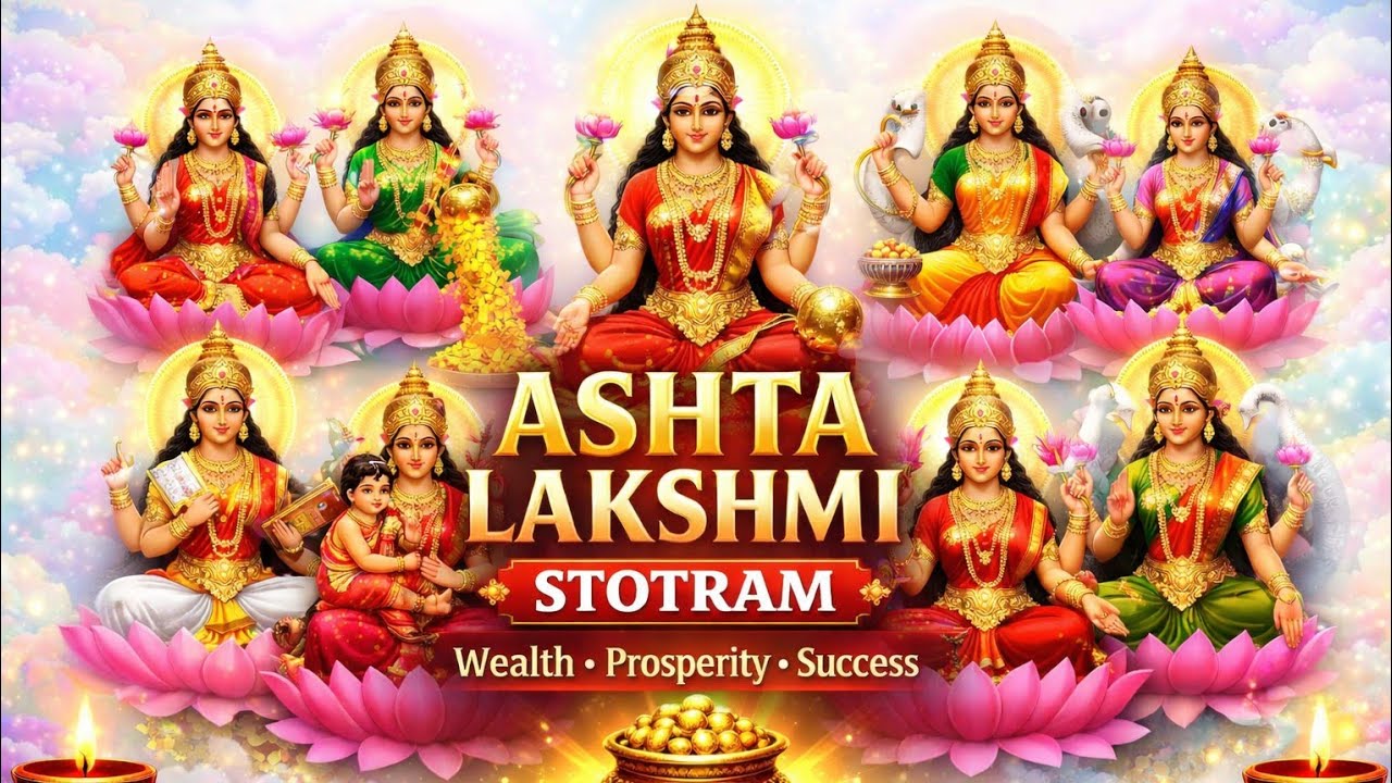 Ashta Lakshmi Stotram Full Chant | Goddess Lakshmi Powerful Mantra