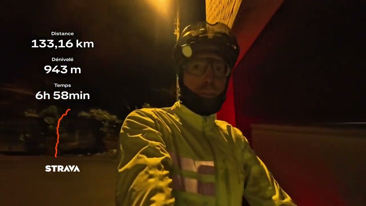 Sortie vélo du 7 février 2026. Lille vers Péronne. 133km