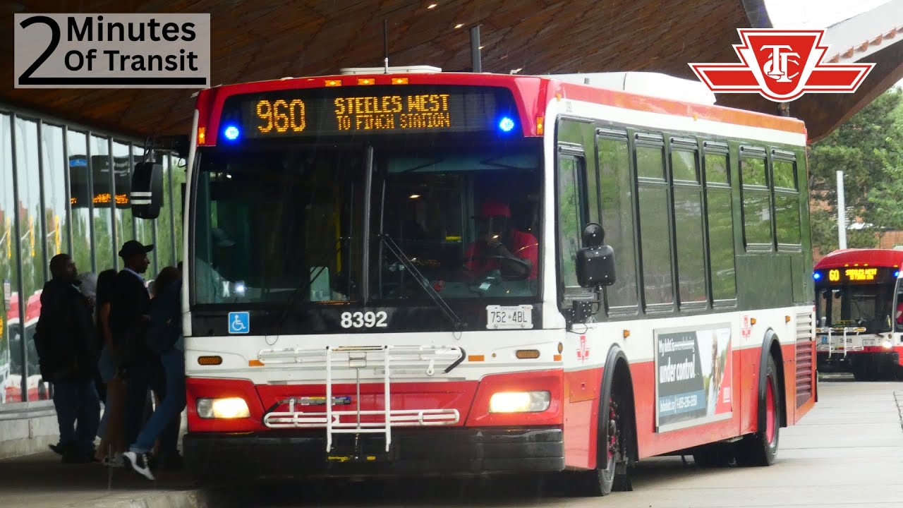 2 Minutes Of Transit | TTC Buses At Pioneer Village Station